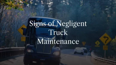 Signs of Negligent Truck Maintenance