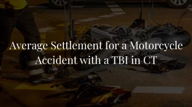 Average Settlement for a Motorcycle Accident with a TBI in CT