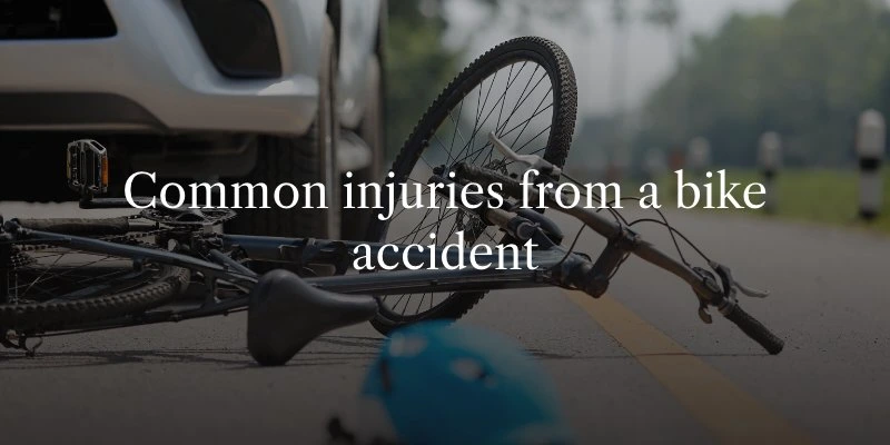 Common Injuries from a Bike Accident
